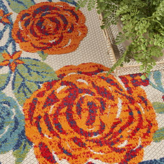 Nourison Aloha ALH32 Ivory Multicolor Area Rug 