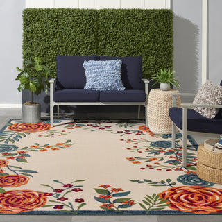 Nourison Aloha ALH32 Ivory Multicolor Area Rug 