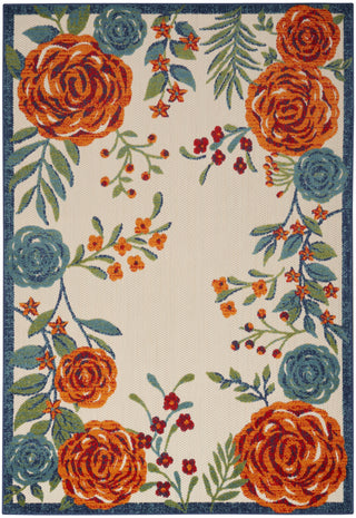 Nourison Aloha ALH32 Ivory Multicolor Area Rug 