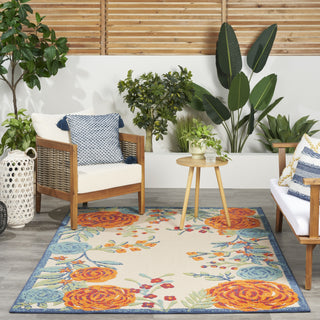 Nourison Aloha ALH32 Ivory Multicolor Area Rug 