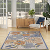Nourison Aloha ALH33 Beige Multicolor Area Rug Swatch Image