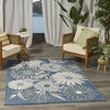 Nourison Aloha ALH33 Blue Area Rug Swatch Image