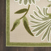 Nourison Aloha ALH33 Ivory Green Area Rug Detail Image