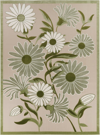 Nourison Aloha ALH33 Ivory Green Area Rug main image