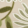 Nourison Aloha ALH33 Ivory Green Area Rug Swatch Image