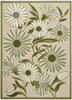 Nourison Aloha ALH33 Ivory Green Area Rug Main Image