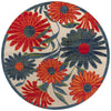 Nourison Aloha ALH33 Ivory Multicolor Area Rug Main Image
