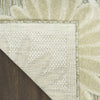 Nourison Aloha ALH33 Ivory Sage Area Rug Corner Image