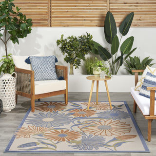 Nourison Aloha ALH33 Beige Multicolor Area Rug 