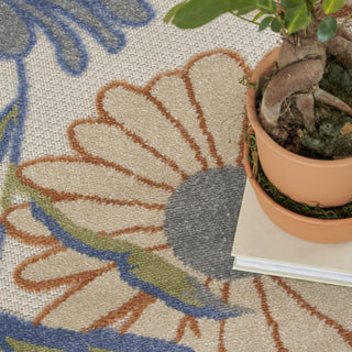 Nourison Aloha ALH33 Beige Multicolor Area Rug 