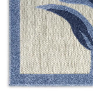 Nourison Aloha ALH33 Blue/Grey Area Rug 