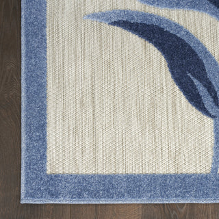 Nourison Aloha ALH33 Blue/Grey Area Rug 
