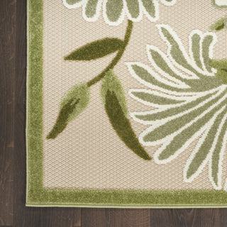 Nourison Aloha ALH33 Ivory Green Area Rug 