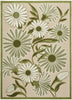 Nourison Aloha ALH33 Ivory Green Area Rug 