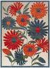 Nourison Aloha ALH33 Ivory Multicolor Area Rug 