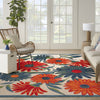 Nourison Aloha ALH33 Ivory Multicolor Area Rug 