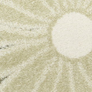 Nourison Aloha ALH33 Ivory Sage Area Rug Swatch Image