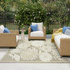 Nourison Aloha ALH33 Ivory Sage Area Rug Room Image Feature