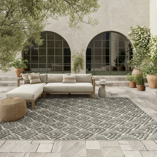 Nourison Aloha ALH35 Charcoal Area Rug Main Image