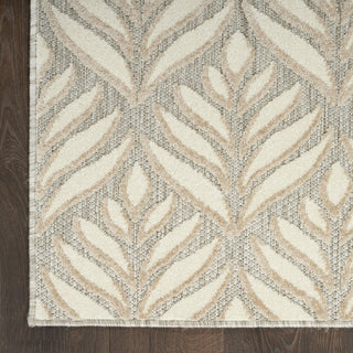 Nourison Aloha ALH35 Ivory/Grey Area Rug 