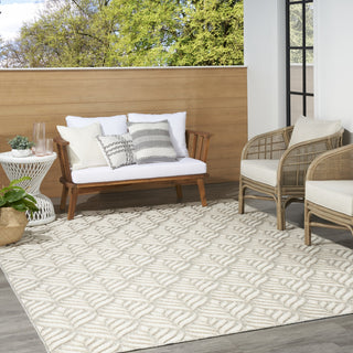 Nourison Aloha ALH35 Ivory/Grey Area Rug 