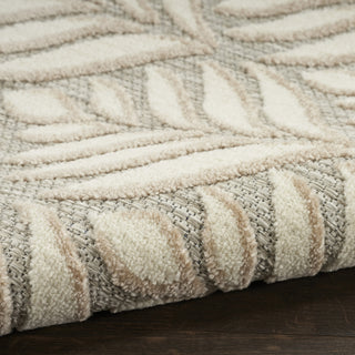 Nourison Aloha ALH35 Ivory/Grey Area Rug T' R