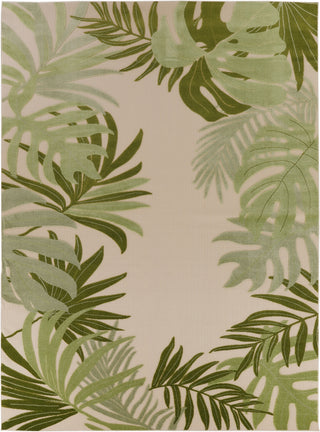 Nourison Aloha ALH40 Ivory Green Area Rug main image