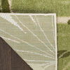 Nourison Aloha ALH40 Ivory Green Area Rug Corner Image