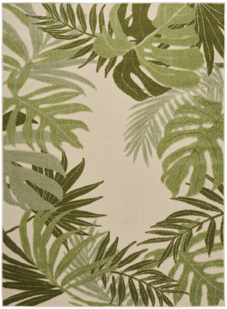 Nourison Aloha ALH40 Ivory Green Area Rug Main Image
