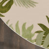 Nourison Aloha ALH40 Ivory Green Area Rug Detail Image