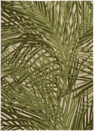 Nourison Aloha ALH41 Ivory Green Area Rug Main Image