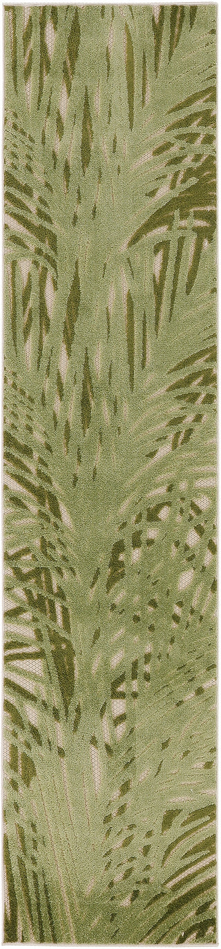 Nourison Aloha ALH41 Ivory Green Area Rug Main Image