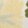 Nourison Aloha ALH42 Ivory Green Area Rug Corner Image