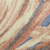Nourison Aloha ALH43 Blue Rose Area Rug Corner Image