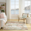 Nourison Aloha ALH43 Sage Rose Area Rug Corner Image