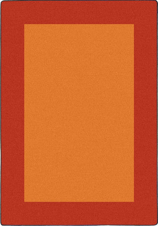 Joy Carpets Kid Essentials All Around Orange Area Rug