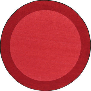 Joy Carpets Kid Essentials All Around Red Area Rug