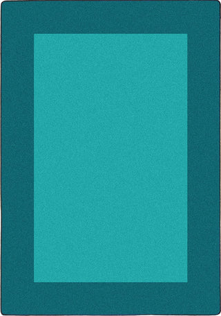 Joy Carpets Kid Essentials All Around Teal Area Rug