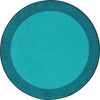 Joy Carpets Kid Essentials All Around Teal Area Rug