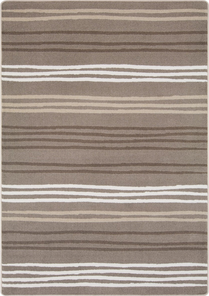 Joy Carpets Kid Essentials All Lined Up Neutral Area Rug