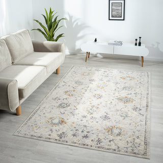 LR Home Allure 82470 Gray/Blue Area Rug Lifestyle Image
