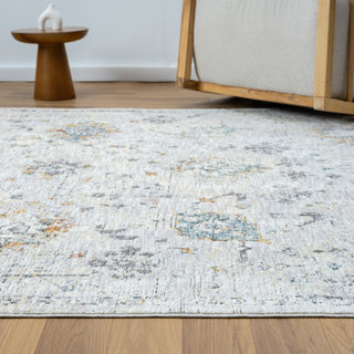 LR Home Allure 82470 Gray/Blue Area Rug Angle Image