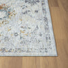 LR Home Allure 82470 Gray/Blue Area Rug Corner Image