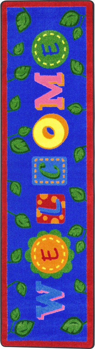 Joy Carpets Kid Essentials Alphabet Leaves Bold Area Rug