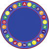 Joy Carpets Kid Essentials Alphabet Spots Multi Area Rug