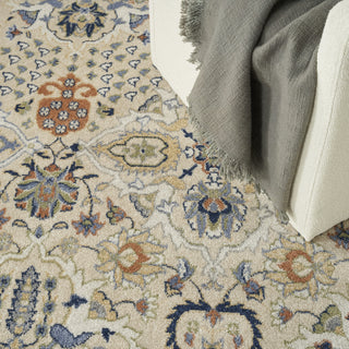 Nourison Allur ALR03 Beige Area Rug Corner Image