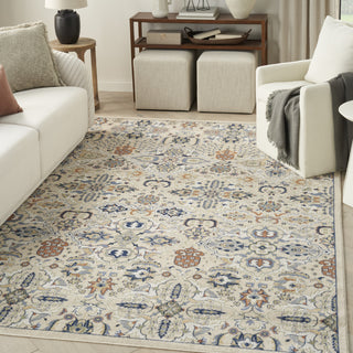 Nourison Allur ALR03 Beige Area Rug Corner Image