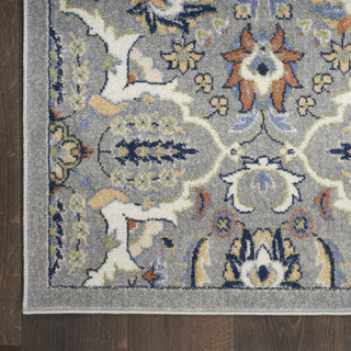 Nourison Allur ALR03 Grey Area Rug Detail Image