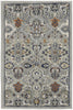 Nourison Allur ALR03 Grey Area Rug main image