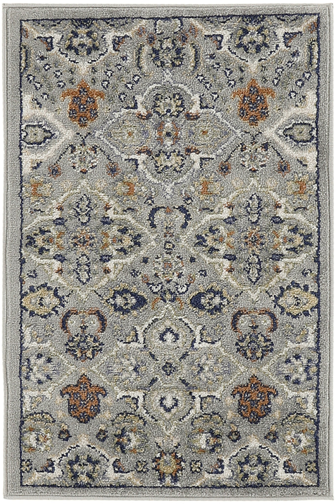 Nourison Allur ALR03 Grey Area Rug main image